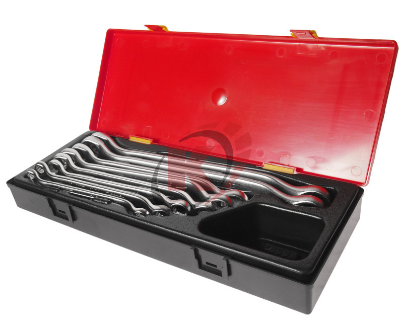 Набор ключей накидных 45° европейский стандарт 8-24мм в кейсе 8шт (JTC-K6082)