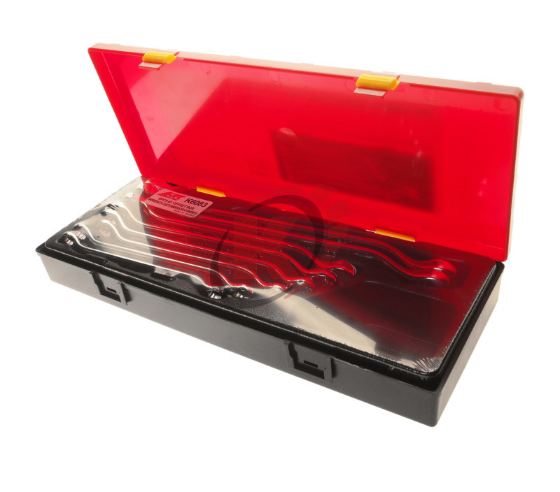 Набор ключей накидных 45° 8-24мм в кейсе 8шт (JTC-K6083)