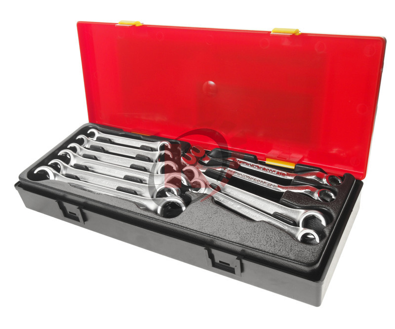 Набор ключей разрезных евро-типа в кейсе 10 предметов (JTC-K6102)