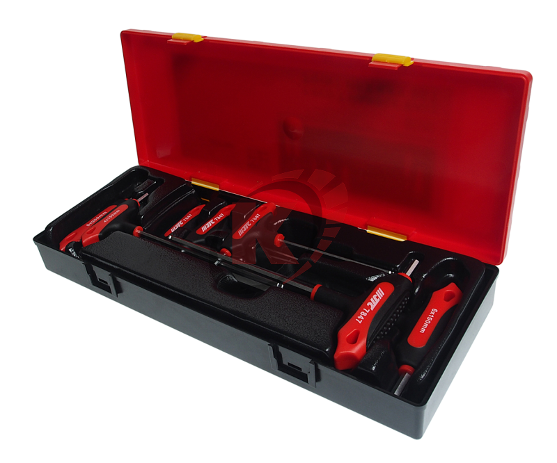 Набор ключей Т-обр. HEX 7пр 2-8мм в кейсе (JTC-K6073)