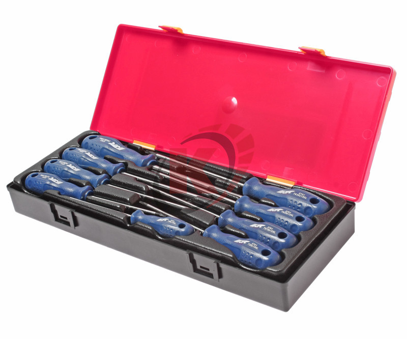 Набор отверток TORX 5-гранных с отверстием TS8H-TS40H в кейсе 9шт (JTC-K7093)