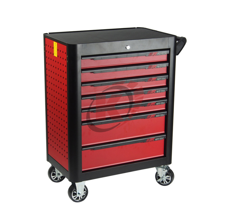 Тележка инструментальная 7 секций, красная на колесах (JTC-S1068)