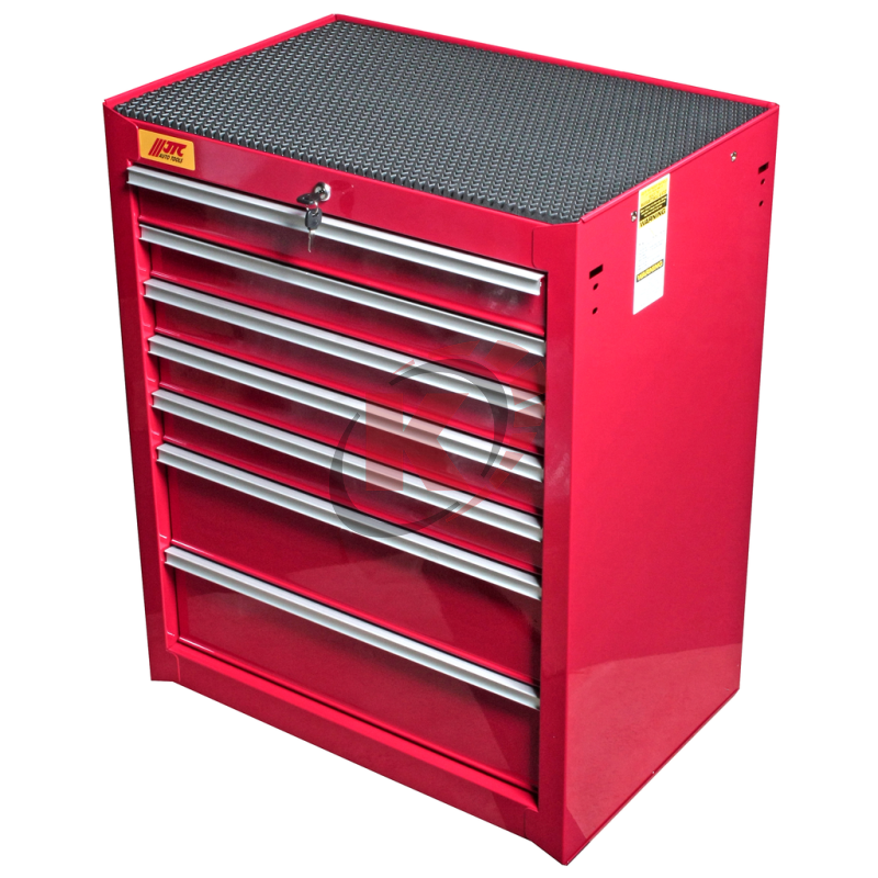 Тележка инструментальная 7 секций, резиновый коврик в комплекте (JTC-5640)