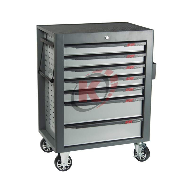 Тележка инструментальная 7 секций, серая на колесах (JTC-S1074)