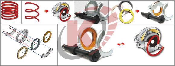 Набор оправок спец. для пружин подвески Mercedes-Benz. (ATC-5004) Licota