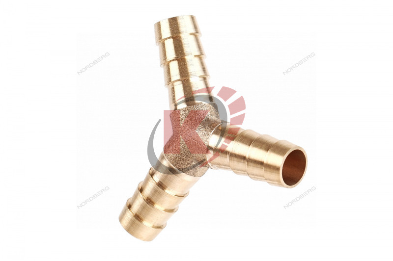 Переходник "елка" 10 мм Y-образный, латунь (NP3S10) Nordberg