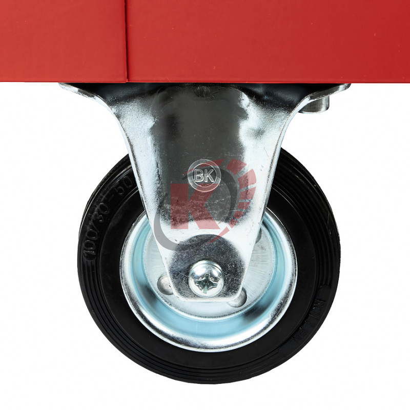 Тележка инструментальная 5 полок красная Standart (RTSTD-5R) Runtec