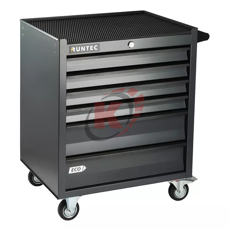 Тележка инструментальная 6 полок серая (RTEC-6G) ECO Runtec