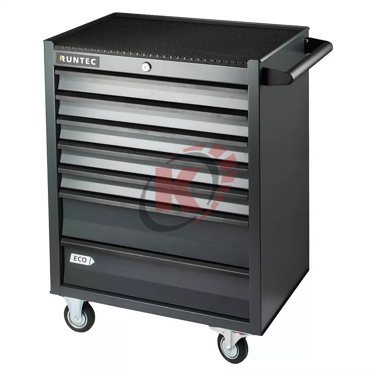 Тележка инструментальная 7 полок серая (RTEC-7G) ECO Runtec