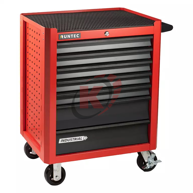 Тележка инструментальная серии Industrial 7 полочная красная (RTIND-7R) Runtec