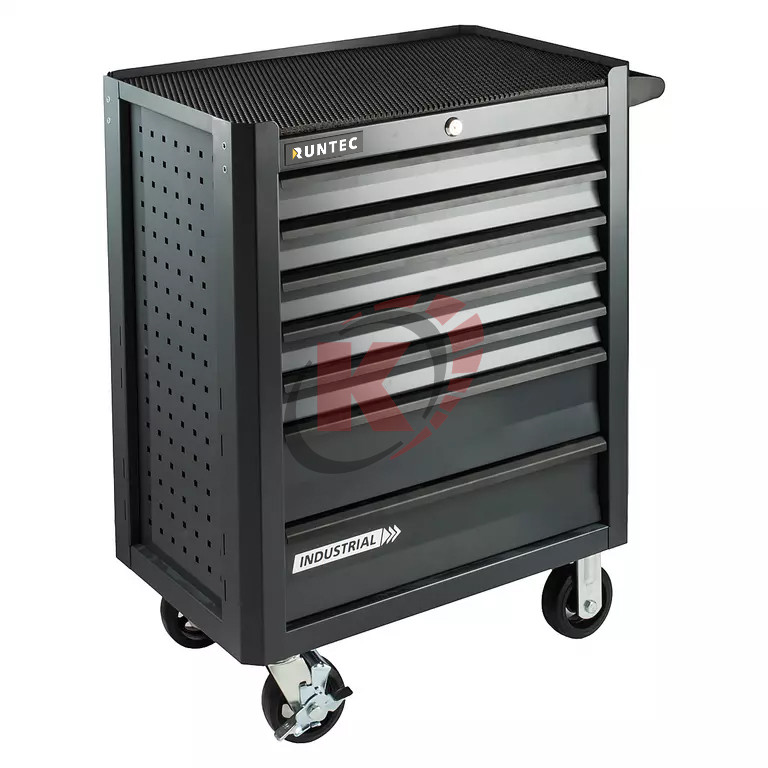 Тележка инструментальная серии Industrial 7 полочная серая (RTIND-7G) Runtec
