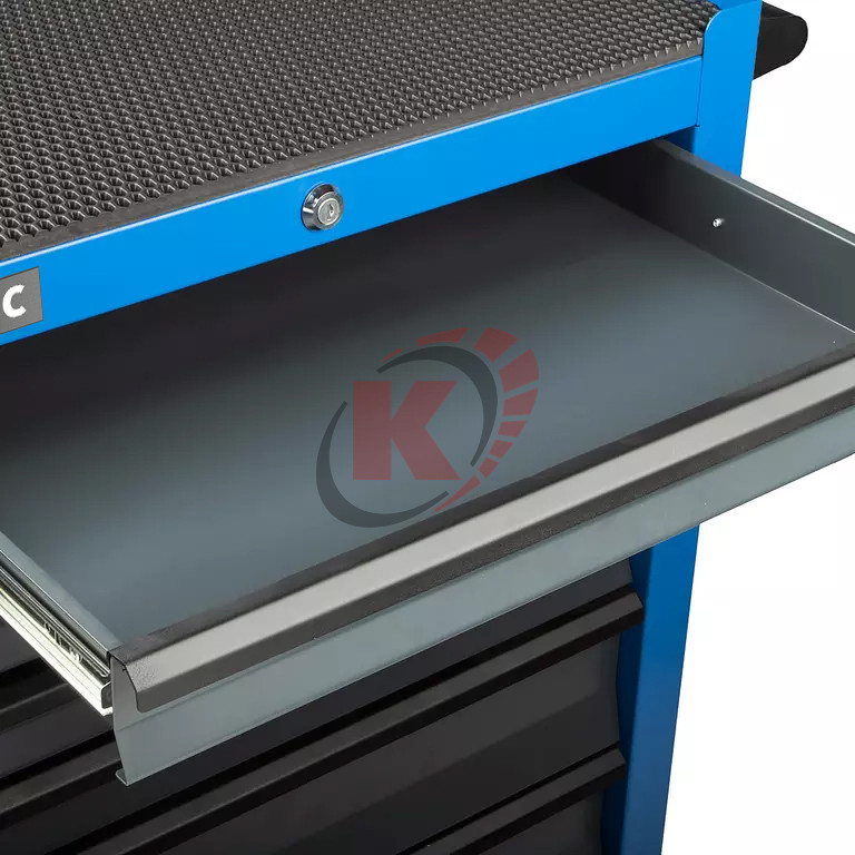 Тележка инструментальная 7 полок синяя (RTSTD-7B) Standart Runtec