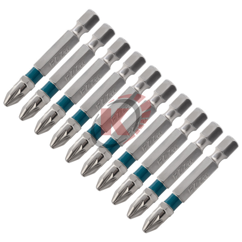 Набор бит РZ2x50, сталь S2, 10шт (11345) GROSS