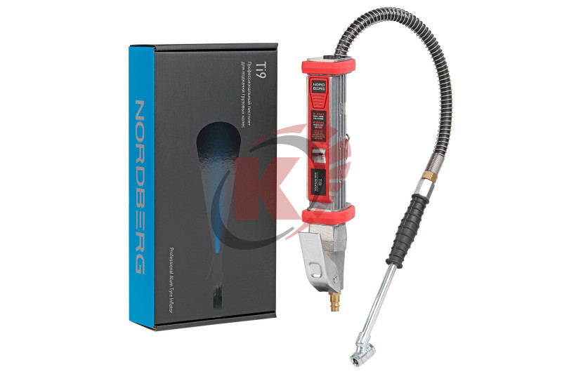 Пистолет для подкачки шин с манометром 13 bar (Ti9) Nordberg