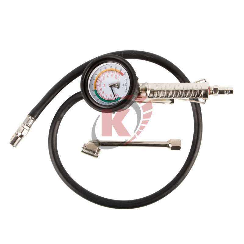 Пистолет для подкачки шин с манометром 15 bar (PAP-D031-25) Licota