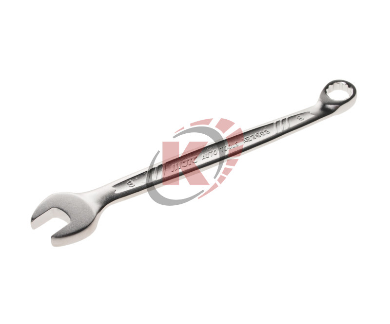 Ключ гаечный комбинир. 8х8 L=128мм увеличенный угол (JTC-AE3608)
