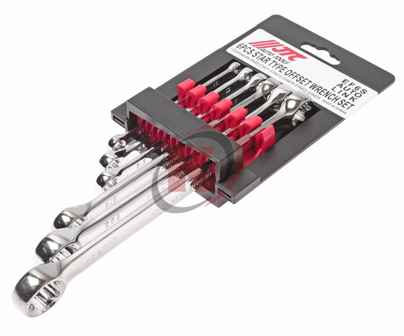 Набор ключей накидных TORX E6-E24 6 предметов (JTC-EF6S)