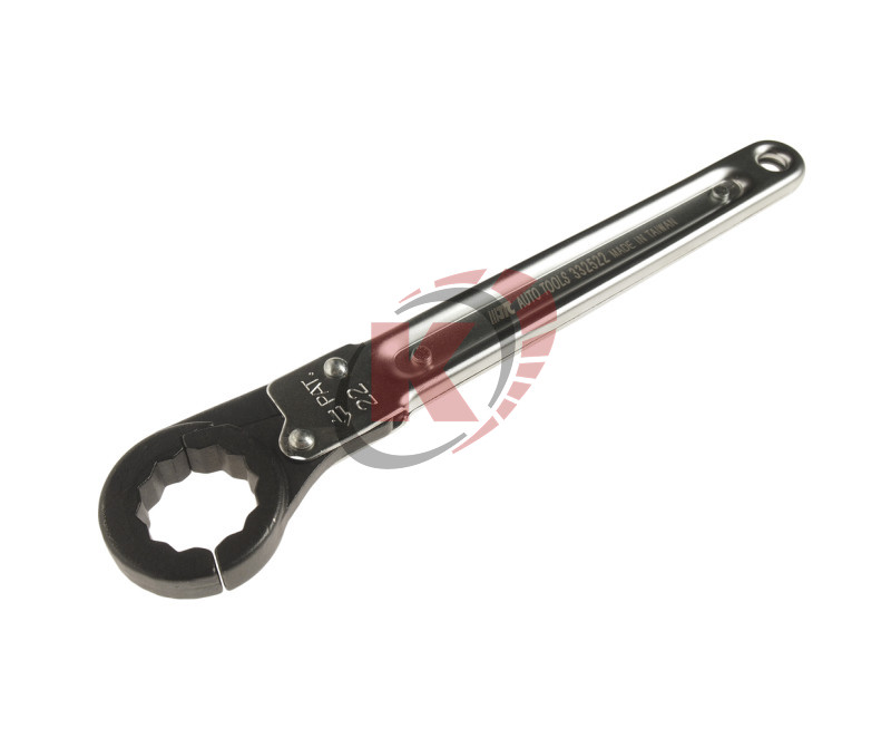 Ключ раскрывающийся с трещоткой 12-гранный 22мм L=225мм (JTC-332522)