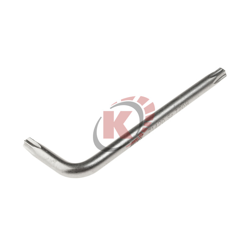 Ключ TORX Г-образный с отверстием T20H (JTC-71420)