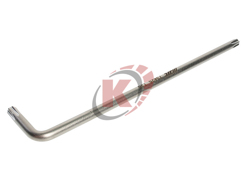 Ключ TORX Г-образный удлиненный T25H, длина 126мм  (JTC-73425)
