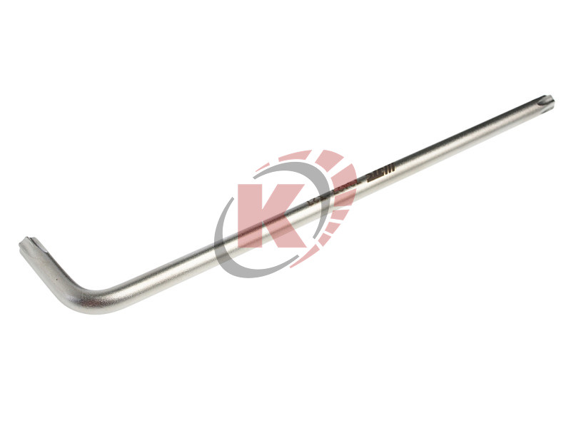 Ключ TORX Г-образный удлиненный T27H, длина 140мм  (JTC-73427)