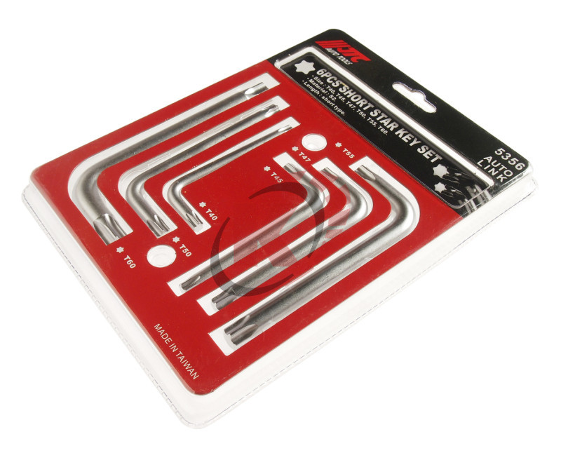 Набор ключей Г-обр. TORX 6пр Т40-Т60 (JTC-5356)