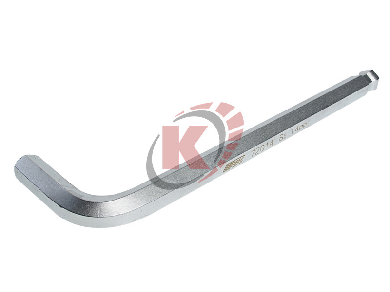 Ключ шестигранный Г-образный с шаром H14 L=215мм (JTC-72014)