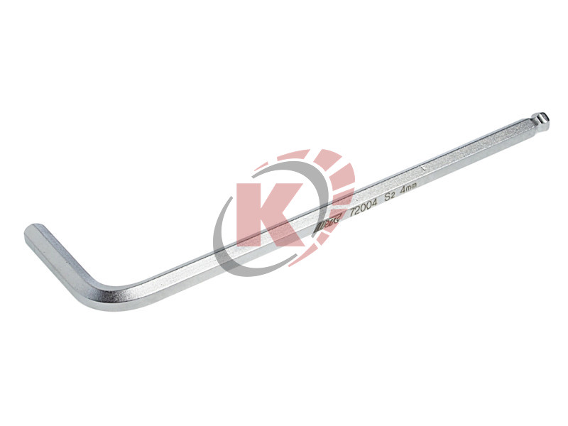 Ключ шестигранный Г-образный с шаром H4 L=100мм (JTC-72004)