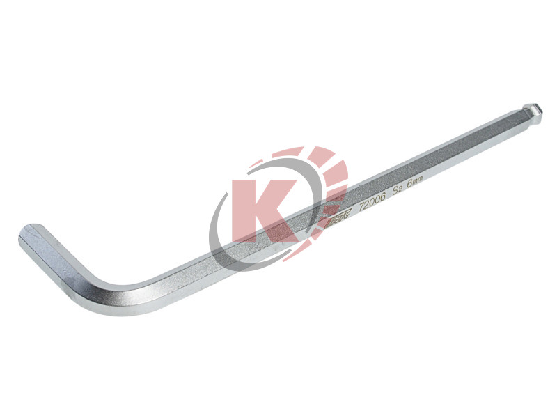 Ключ шестигранный Г-образный с шаром H6 L=135мм (JTC-72006)