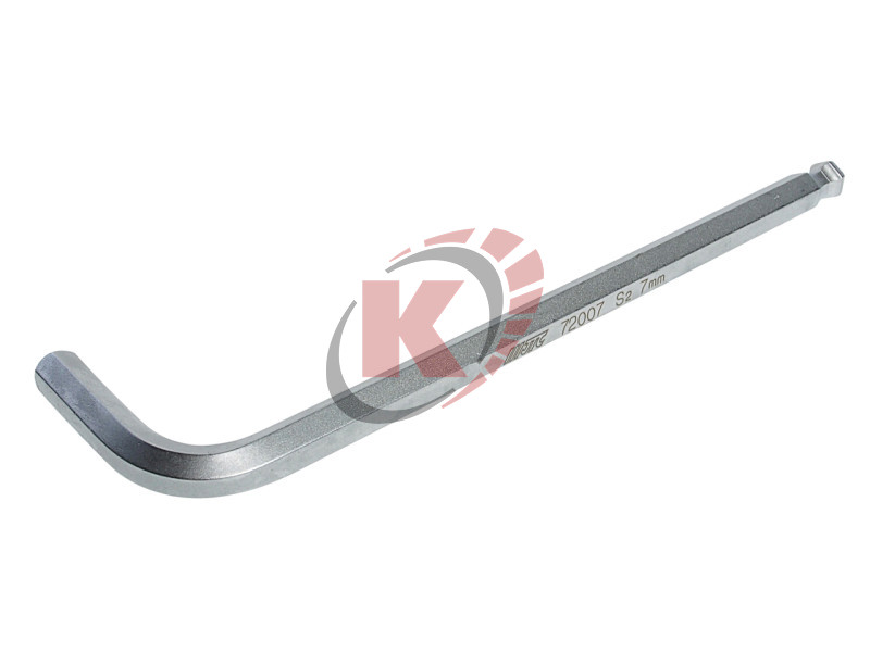 Ключ шестигранный Г-образный с шаром H7 L=140мм (JTC-72007)