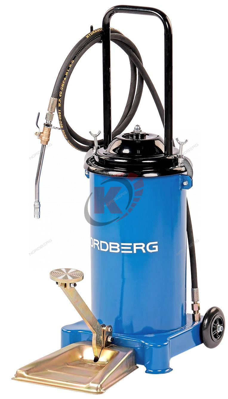 Солидолонагнетатель с педалью 12кг (N5013) Nordberg