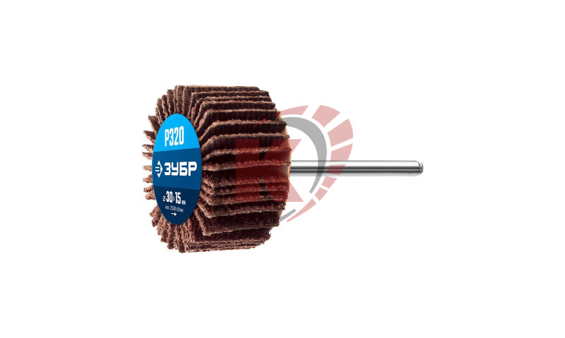 Круг лепестковый 30х15х3 P320 с оправкой (36600-320) Зубр