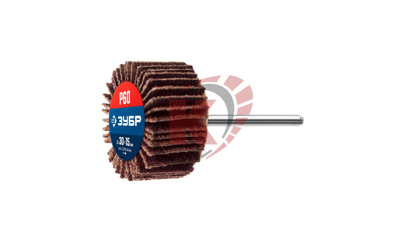Круг лепестковый 30х15х3 P60 с оправкой (36600-060) Зубр
