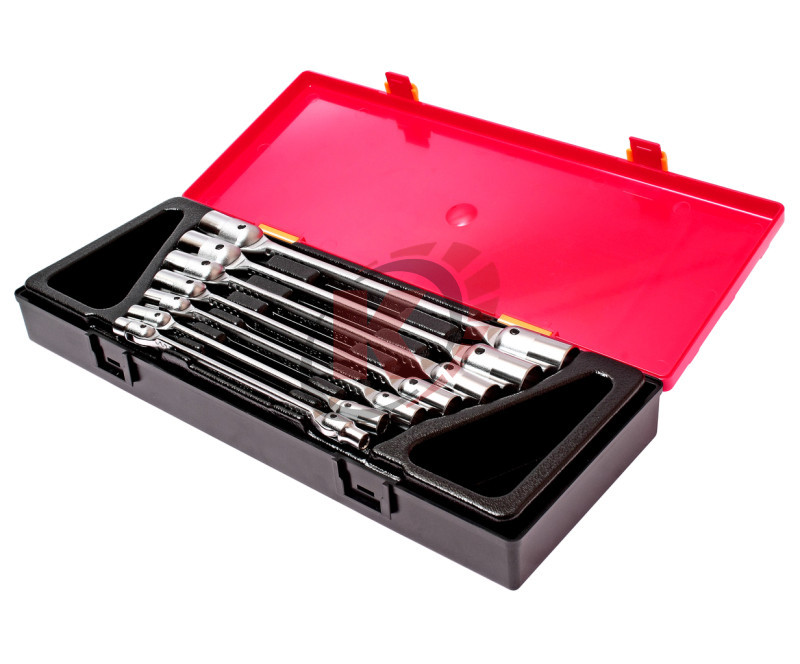 Набор ключей торцевых шарнирных 6-19мм кейс (JTC-K6072)