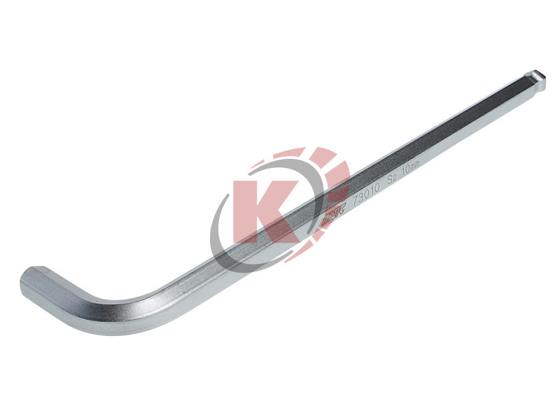 Ключ шестигранный Г-образный экстрадлинный с шаром H10 L=224мм (JTC-73010)