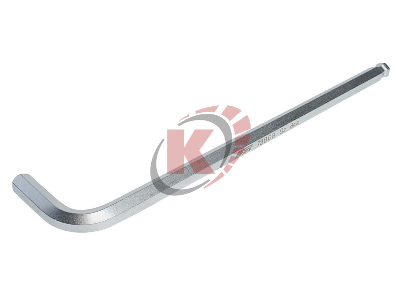 Ключ шестигранный Г-образный экстрадлинный с шаром H8 L=200мм (JTC-73008)