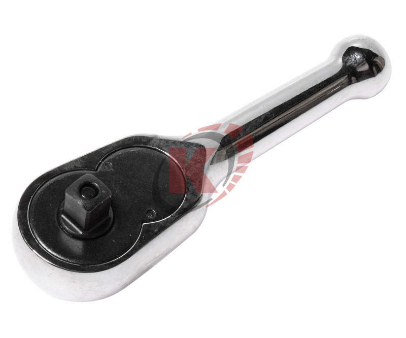 Трещотка 1/4" 45-зубцовая укороченная с металлической рукояткой L=89мм (JTC-3016)