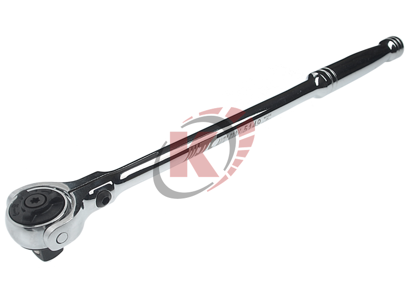 Трещотка 3/8" 72-зубцовая с поворотной головкой и металлической рукояткой L=275мм (JTC-5149)