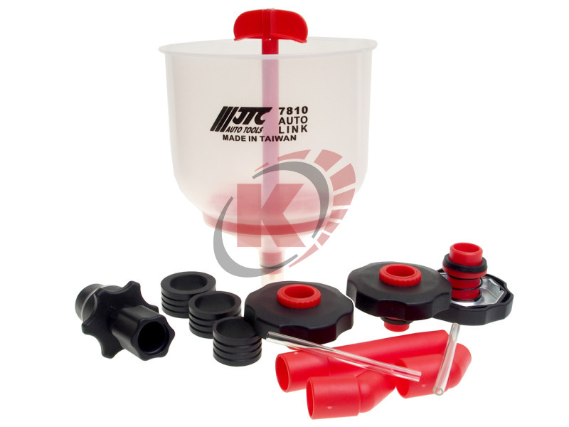 Набор для заправки охлаждающей жидкости с универсальными адаптерами (JTC-7810)