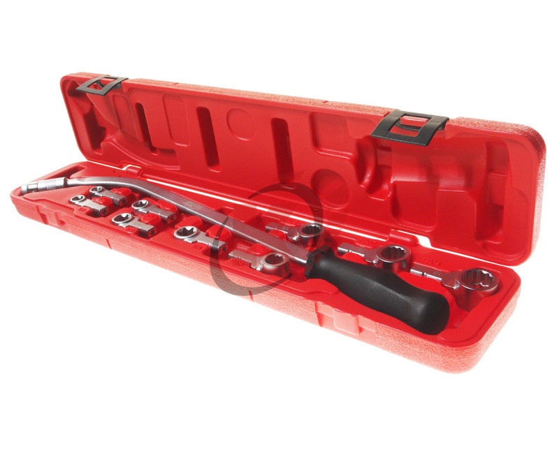 Набор инструментов для натяжения и замены поликлинового ремня, универсальный (JTC-4515)