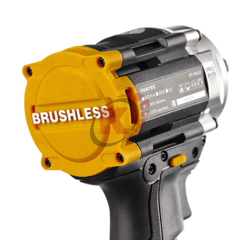 Гайковерт аккум. 20В, 650Нм, 1/2", 2х4Ач (RT-IW650) Runtec