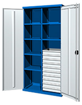 Шкаф инструментальный 950х500х1950 мм (03.3106) FERRUM
