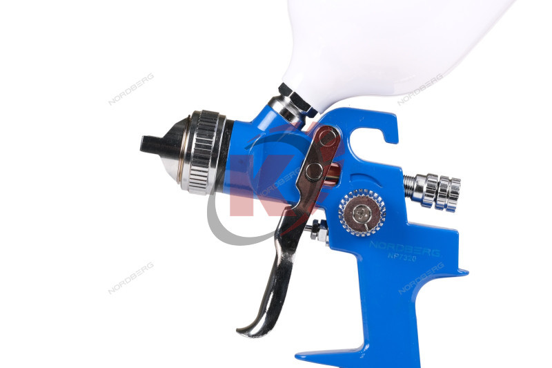 Краскопульт пневм. верх. бачок V=600мл, d=2,0мм, 2,5-3,0бар (NP7320) Nordberg