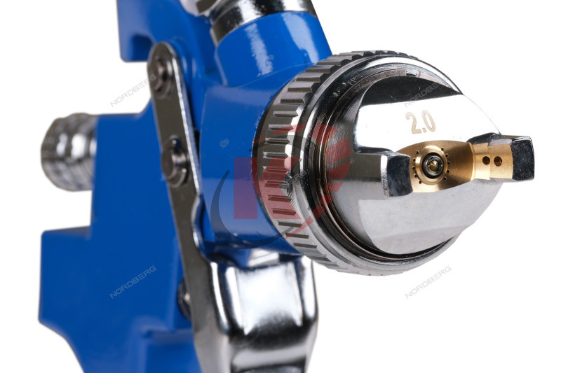 Краскопульт пневм. верх. бачок V=600мл, d=2,0мм, 2,5-3,0бар (NP7320) Nordberg