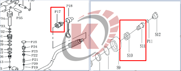 Быстросъем для N3804/N3810 комплект (N3804/3810#P17+S10-11) Nordberg