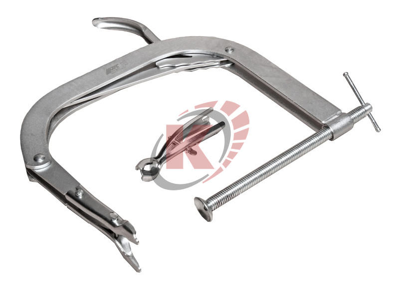 Рассухариватель клапанов усиленный со сменными захватами прямым и изогнутым (JTC-4621)