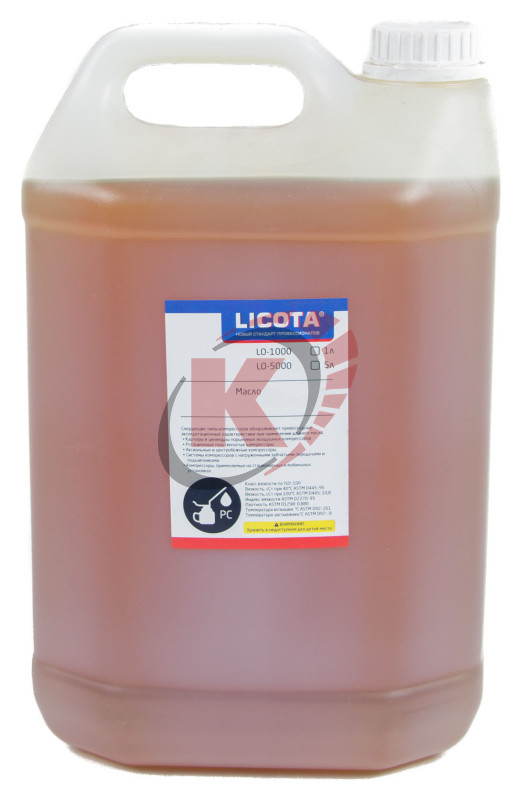 Масло (LO-5000PC) для поршневых компрессоров 5л Licota