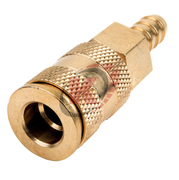 Быстроразъем "мама" на елочку 10 мм латунь (E30SHOG) Garwin