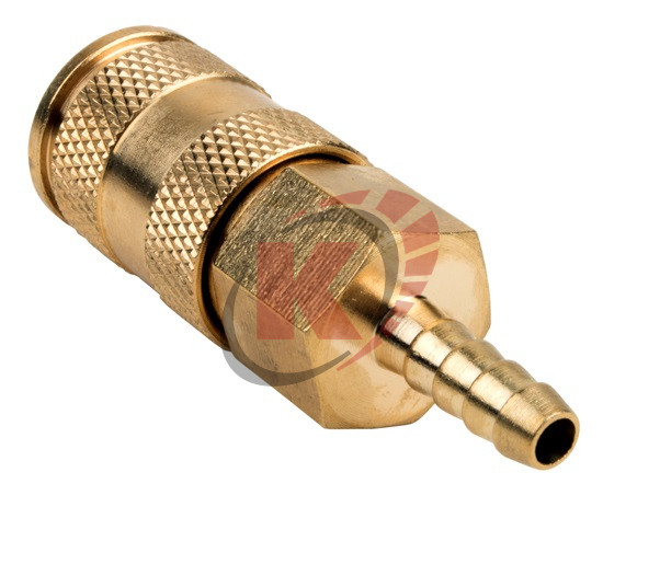 Быстроразъем "мама" на елочку 6 мм латунь (E20SHOG) Garwin