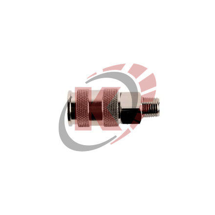 Быстроразъем "мама" наружная резьба M1/4" латунь (E20SMO) Licota